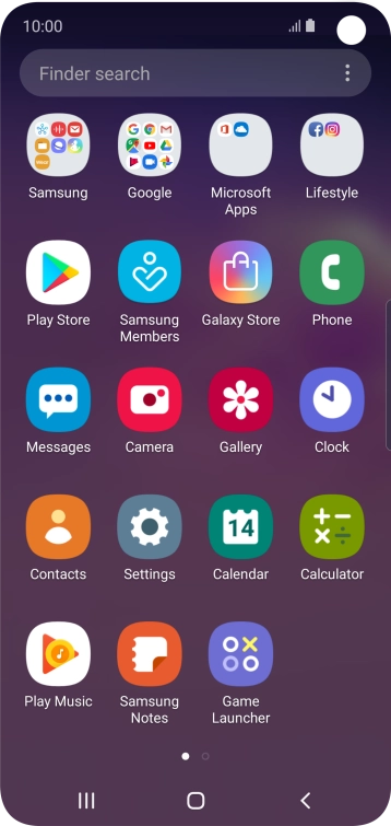 Press Samsung. Press Samsung.