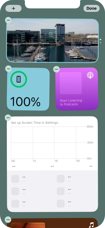Press the add icon. Press the add icon.