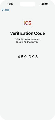 Follow the instructions on the screen and in the 'Move to iOS' app to transfer the content from the Android phone to your phone and set up your phone and prepare it for use.