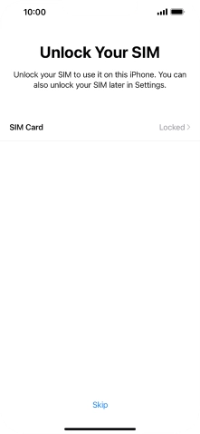 Press SIM Card.