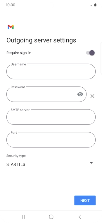 Press the indicator next to 'Require sign-in' to turn on the function.