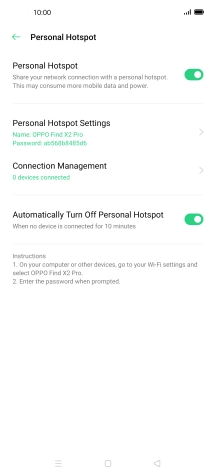 Press the Home key to return to the home screen.