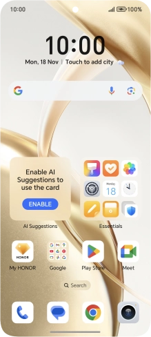 When the battery charging icon is displayed, charging is in progress.
