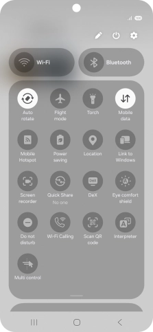 Press the screen recording icon.