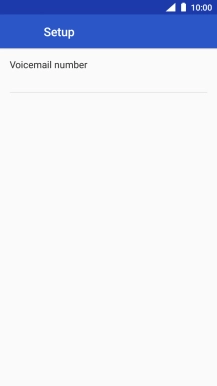 Press Voicemail number.
