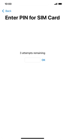 If your SIM is locked, key in your SIM PIN and press OK. The default SIM PIN is 0000.