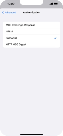 Press Password.