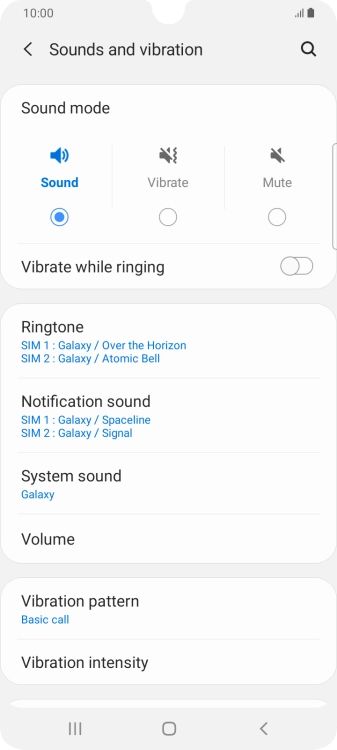 Press Ringtone.