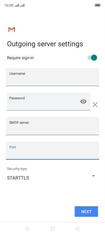 Press the drop down list below 'Security type'.