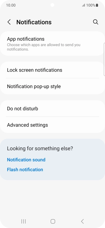 Press App notifications. Press App notifications.