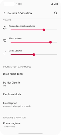 Press Phone ringtone.
