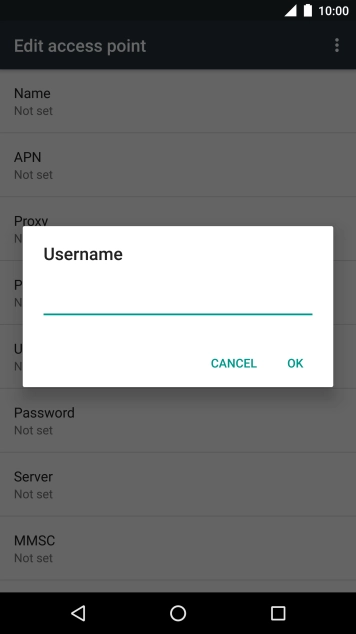 Key in o2 and press OK.