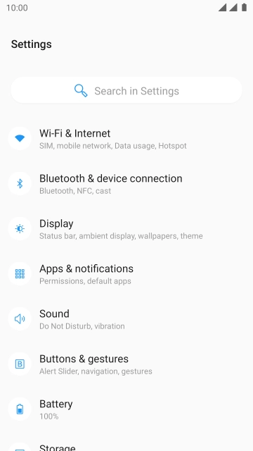Press Apps & notifications. Press Apps & notifications.