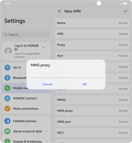 Key in 82.132.254.1 and press OK.