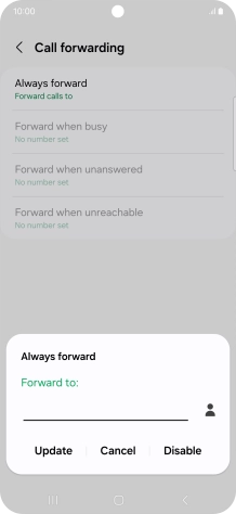 Press Disable.