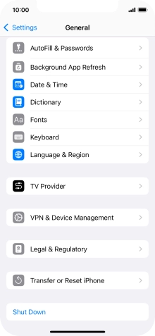Press Transfer or Reset iPhone.