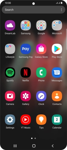 Press Samsung.
