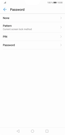 Key in the current phone lock code and press None.