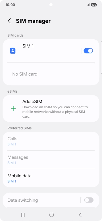 Press Add eSIM.