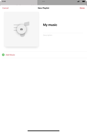 Press Add Music.
