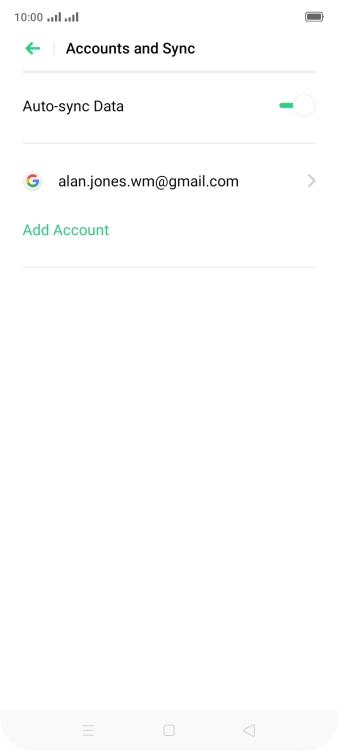Press Add Account.