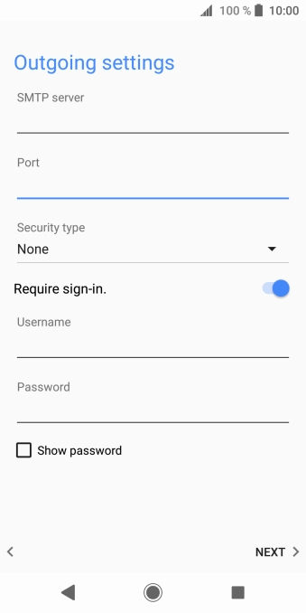 Press the indicator next to 'Require sign-in.' to turn on the function.