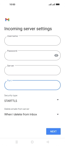 Press the drop down list below 'Security type'.