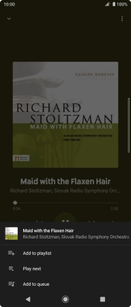 Press Add to playlist.