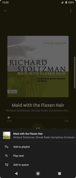 Press Add to playlist.