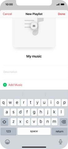 Press Add Music.