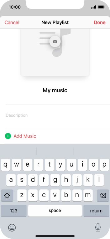 Press Add Music.