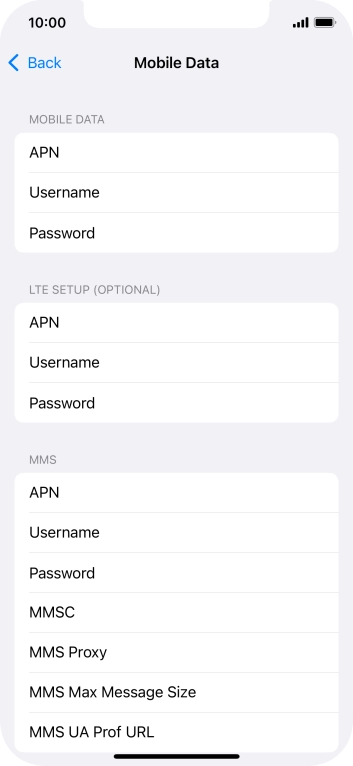 Press APN and key in wap.o2.co.uk.