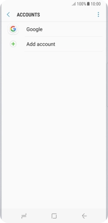 Press Add account.