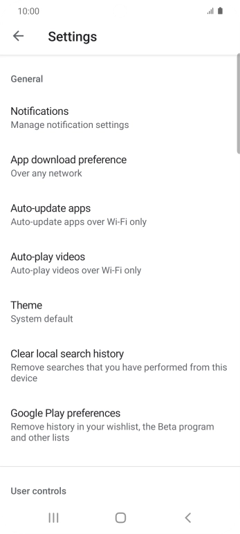 Press Auto-update apps. Press Auto-update apps.