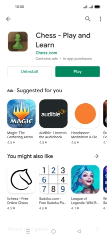 Press the Home key to return to the home screen.