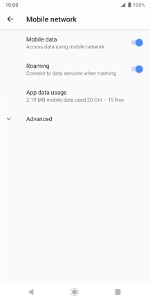 Press the Home key to return to the home screen.