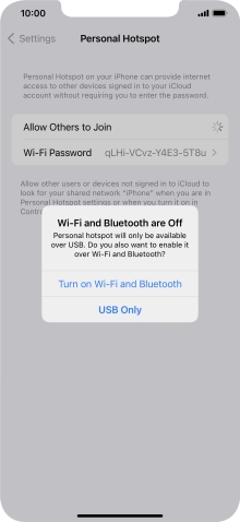If WiFi is turned off, press Turn on Wi-Fi and Bluetooth.