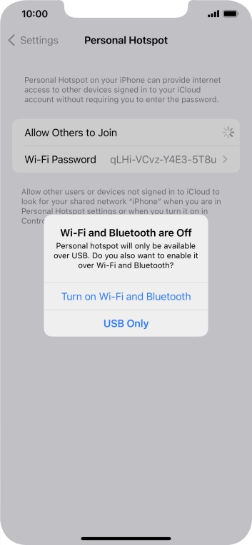 If WiFi is turned off, press Turn on Wi-Fi and Bluetooth.