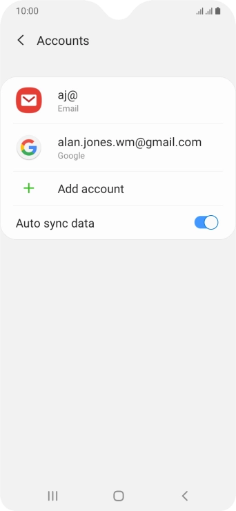Press the Home key to return to the home screen.