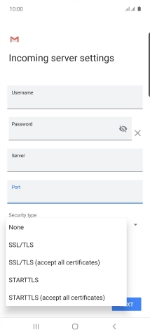 Press None.