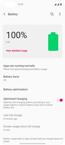Press Battery Saver.