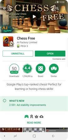 Press UNINSTALL.