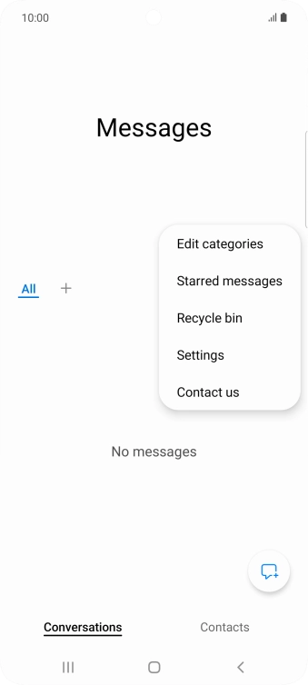 Press Settings.