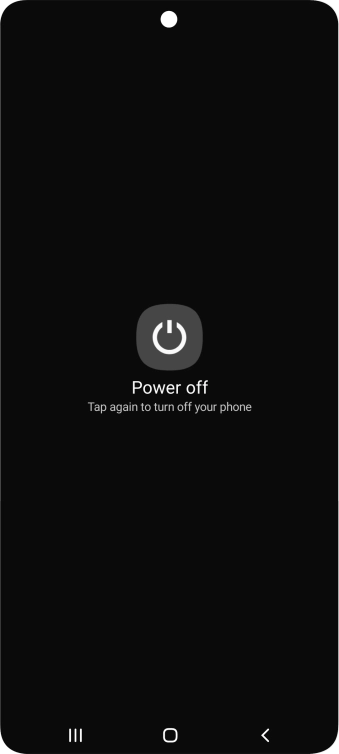 Press Power off.