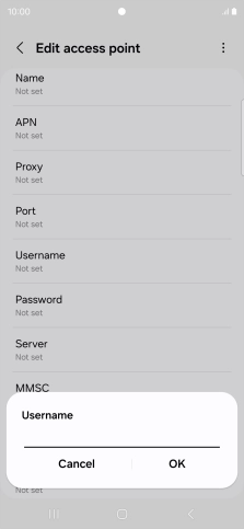 Key in o2 and press OK.