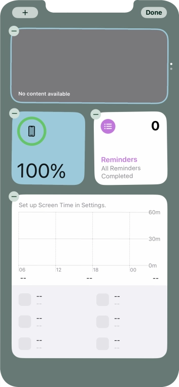 Press the add icon. Press the add icon.