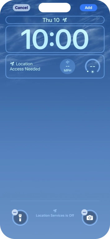 To customise the way the lock screen date is displayed, press the date widget and follow the instructions on the screen to select the required widget display mode. To customise the way the lock screen date is displayed, press the date widget and follow the instructions on the screen to select the required widget display mode.