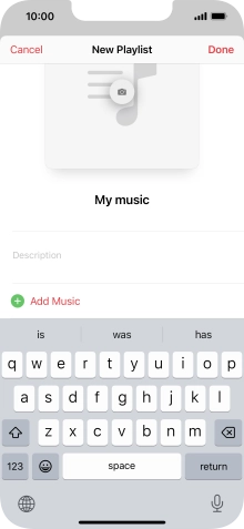 Press Add Music.