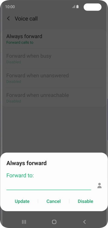 Press Disable.
