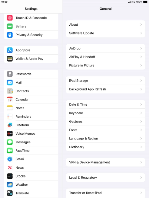 Press App Store.